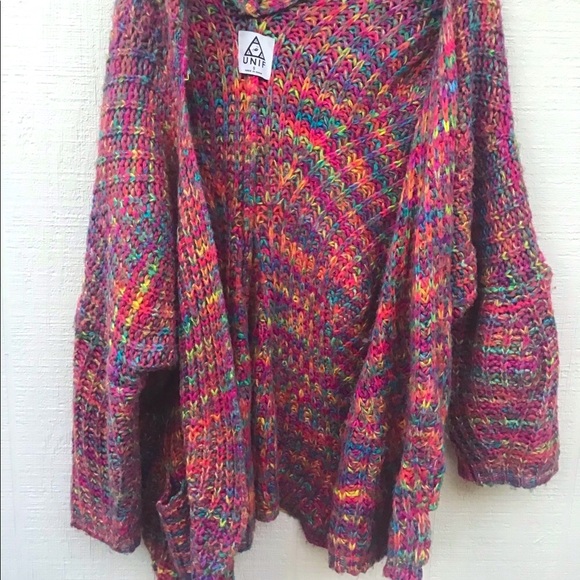 UNIF Raya rainbow knit cardigan sweater - Picture 16 of 16